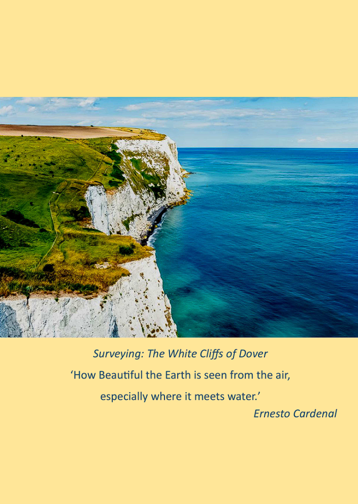 Back cover of Sofia issue 153, showing a photograph of the cliffs of dover