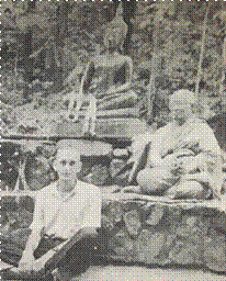 Tom Bulman with Buddhadasa in 1986